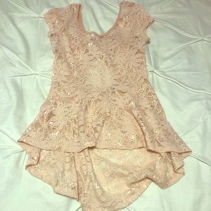 Pink Lace Top